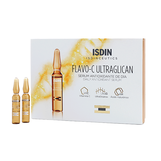 ISDINCEUTICS Flavo-C Ultraglican - 10 ampoules - buy online at Beaute.ae | Dubai , Abu Dhabi , Sharjah , UAE